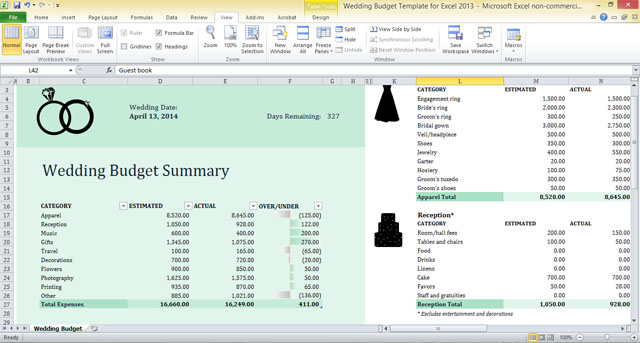 How to create a budget in excel